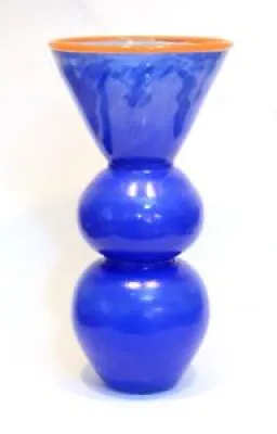 Vase Bleu Océan en Verre