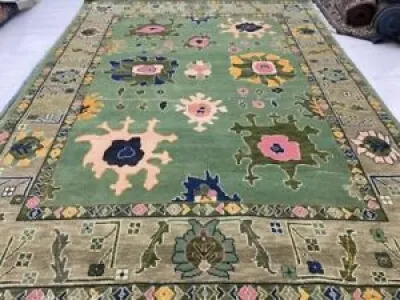 Eid Hand Knotted Rug - bed