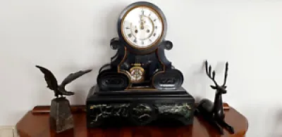 Horloge de cheminée horloge buffet mouvement Marti Samuel et Cie 1860 -