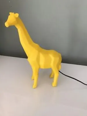 Lampe girafe géométrique