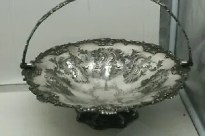 large SILVER PLATED FRUIT - hall