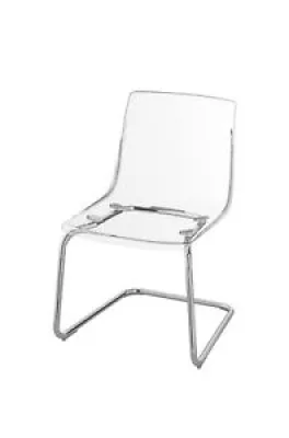 Chaise Ikea TOBIAS chaise transparente,