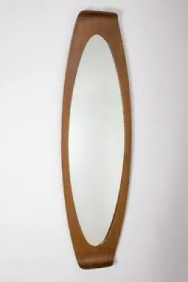 Specchio in legno curvato - campo graffi