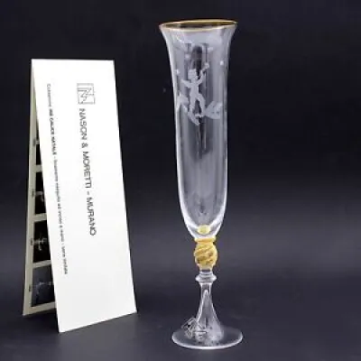 Flute in vetro per champagne