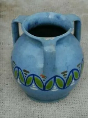 Ancien vase poterie art nouveau