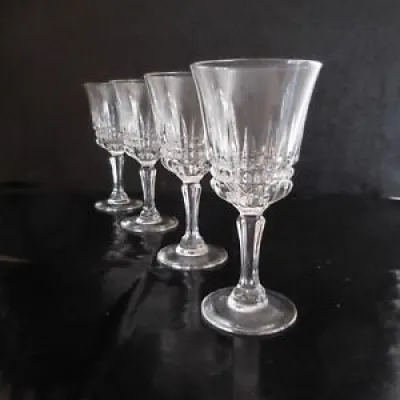 4 verres cristal alcool - luminarc