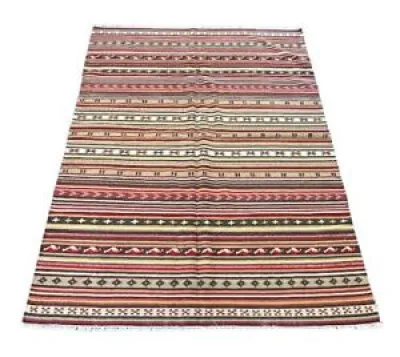 Handmade Vintage Wool - striped turkish