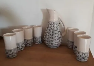 Service orangeade ceramique - francis cova