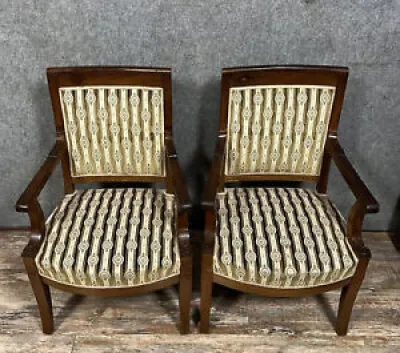 Paire fauteuils - 1820