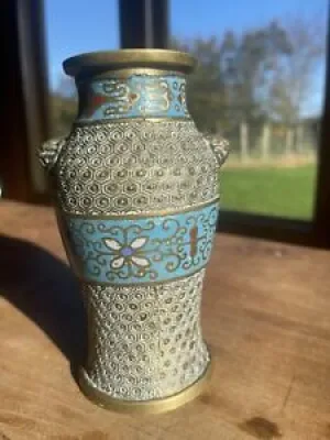 Vase en Bronze - Émaux
