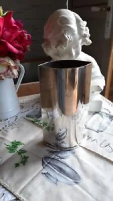 Vase Métal Argenté - james
