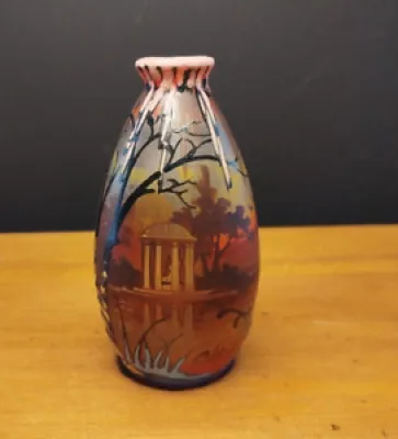 Vase émaillé miniature - legras