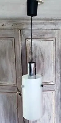 Vintage suspension lustre - cylindre