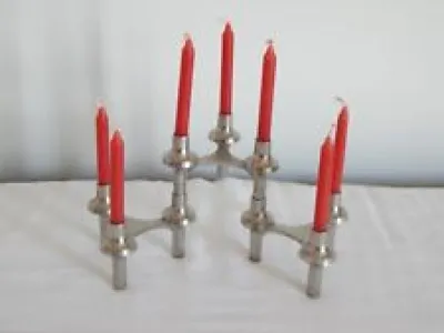 3 ANCIEN BOUGEOIRS Chandeliers - nagel