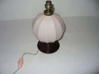 LAMPE OPALINE tchecoslovaque