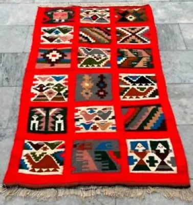 3 x 5 tapis vintage afghans - anatolien
