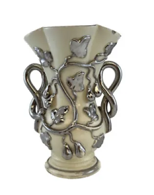 Grand vase barbotine - poire