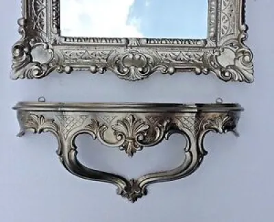 Miroir Mural Rectangulaire - vieilli