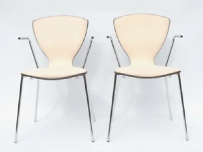 Paire de 2 chaises danoises