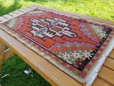 Beautiful Vintage 1950-1960's - oushak rug