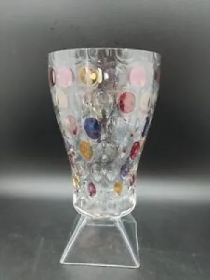 Vase en verre De Bohème Borske