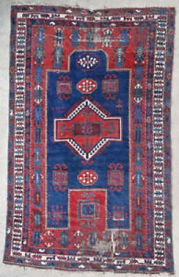 Tapis ancien rug oriental - kazak tribal