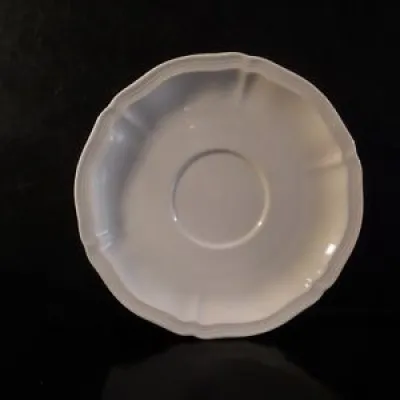 Assiette miniature porcelaine - manoir