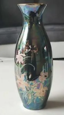 Vase Japonais en céramique - polychromes