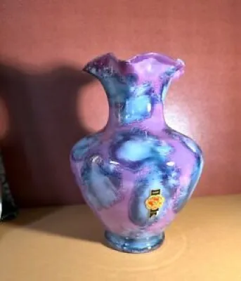 Art glass Opaline vase - hand