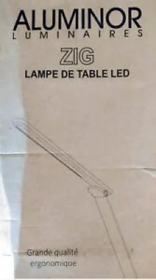 Lampe de bureau led aluminor