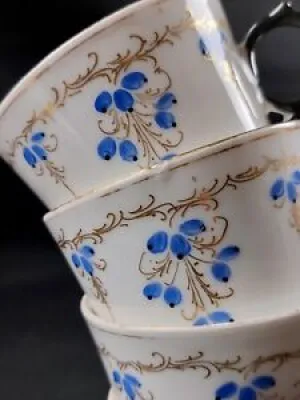 Porcelaine de Paris 4 - bleues