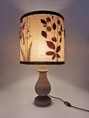 Lampe vintage pierre - herbier