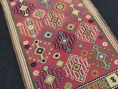Vintage runner rug,oriental - handmade
