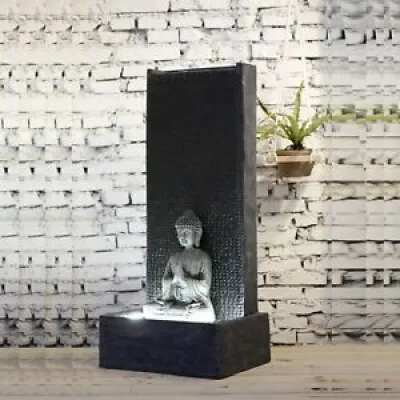 Fontaine XL Mur Eau Bouddha - eclairage led