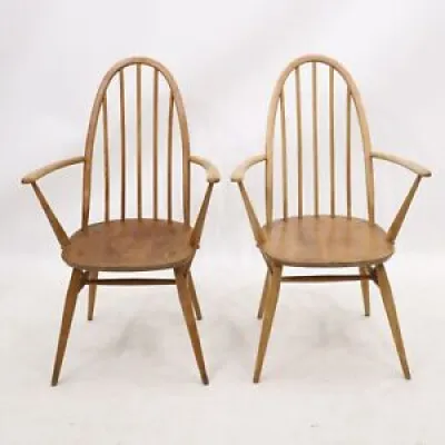 2 chaises de salle à - ercol