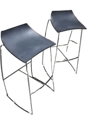 2 chaises de bar tabouret - hoop