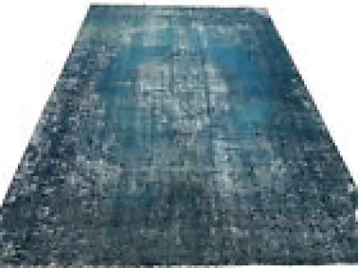 Beau tapis persan turquoise - 350