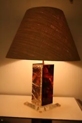 Lampe plexiglas vintage