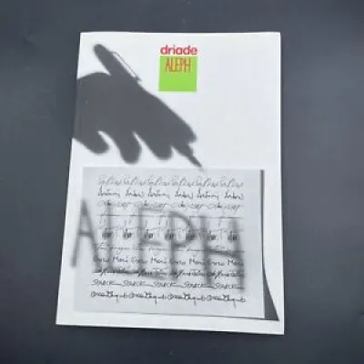 driade aleph 4 magazine