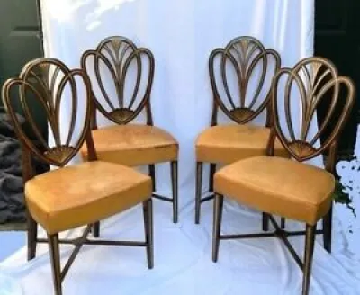 Série quatre chaises - anglaises