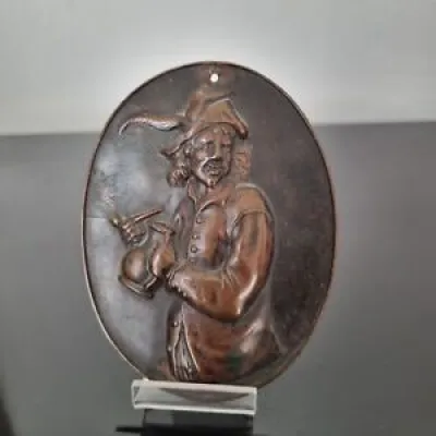 Plaque en Bronze d'après - david