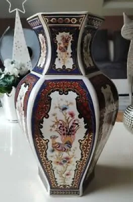 Grand Vase Asiatique - hexagonal
