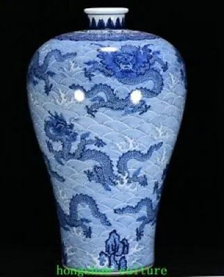 54cm Old Qing Dynasty - dragon
