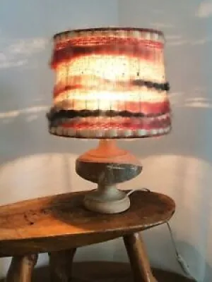 Lampe de Table Bois Brut - hippie