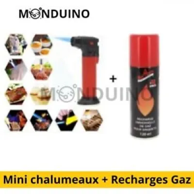 10 MINI CHALUMEAUX + - gaz