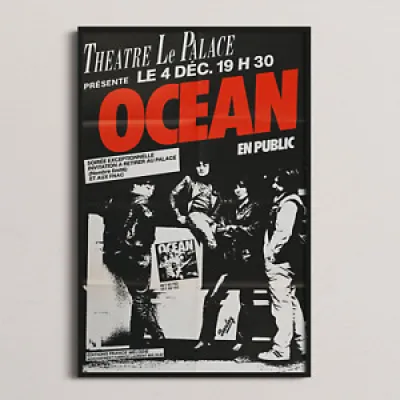 Authentique Rétro Poster - ocean