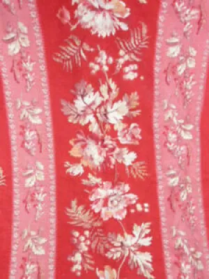 Ancien rideau avec cantonnière - textile