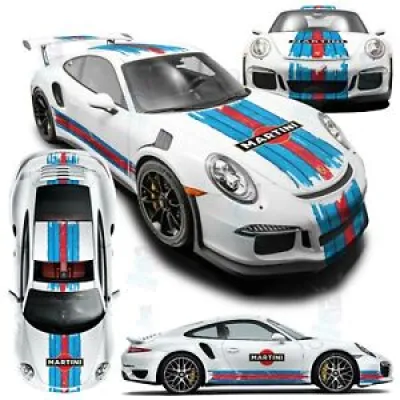 SCRATCHED MARTINI RACING - stripes
