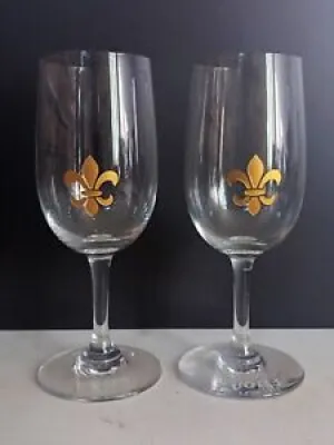 2 verres cristal baccarat - remy