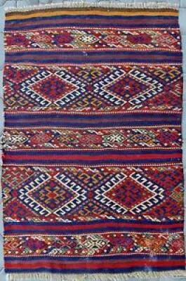 Antique small rug, door - rug